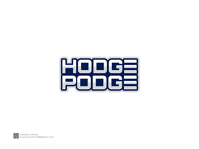 HODGE PODGE company graphic design illustration logo logo design minimal modern logo