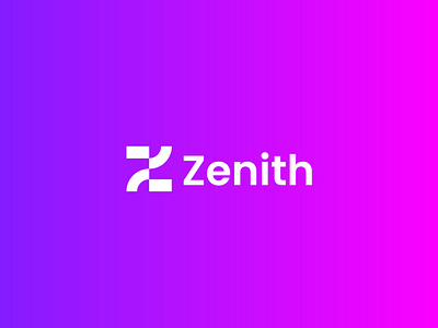 Zenith - Logo Design (Unused ) abstract brand identity branding concept creative design dribbble geometric graphic design grid icon illustration logo logotype minimal modern monogram sketch startup vector