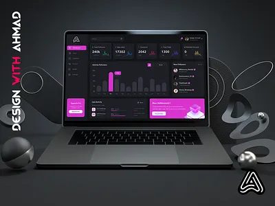 Admin panel Dashboard Design app branding design graphic design illustration logo typography ui ux vector
