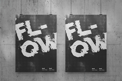 flow design graphic design poster design