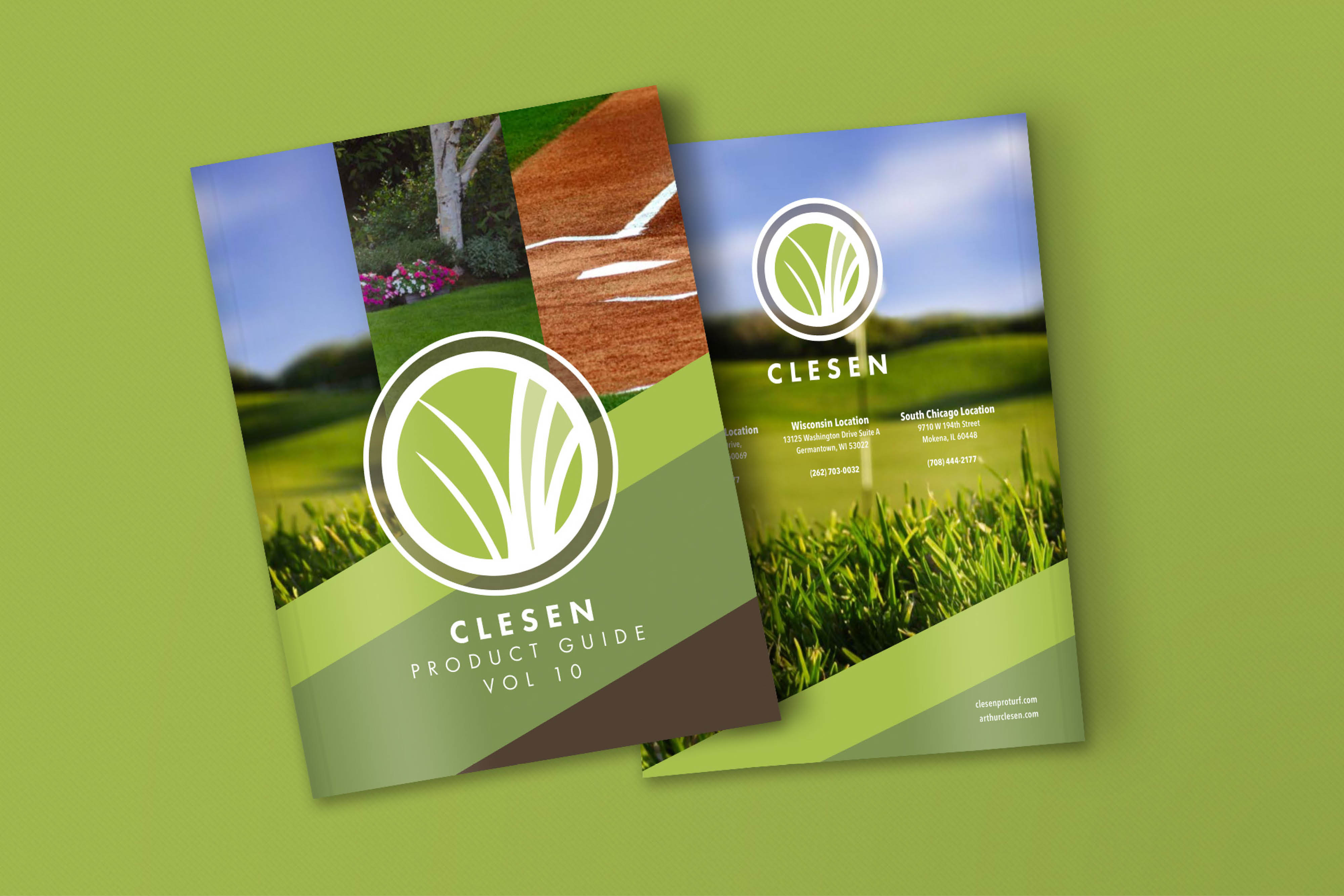 Clesens catalog design graphic design