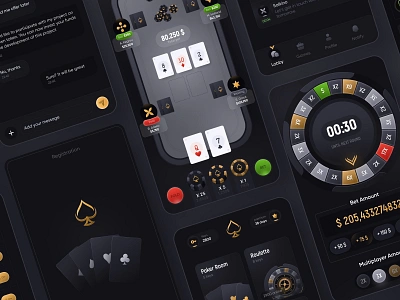 Online Casino Games App betting betting app casino app casino games ui casino ui kit crypto app crypto casino dashboard games dashboard ui gambling gambling app gambling dashboard gambling games ui game ui games mobile app mobile app ui online casino poker game ui poker ui roulette ui