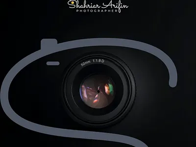 The Camera Lens Inside the 'S' Logo Design logo logo design