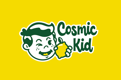 Cosmic Kid Logo branding design graphic design icon illustration logo vector