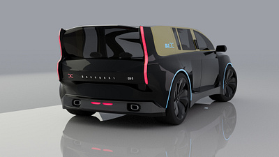 Decegani CO-3 / Car design in maya 3d arnold car car design concept crossover decegani design maya suv