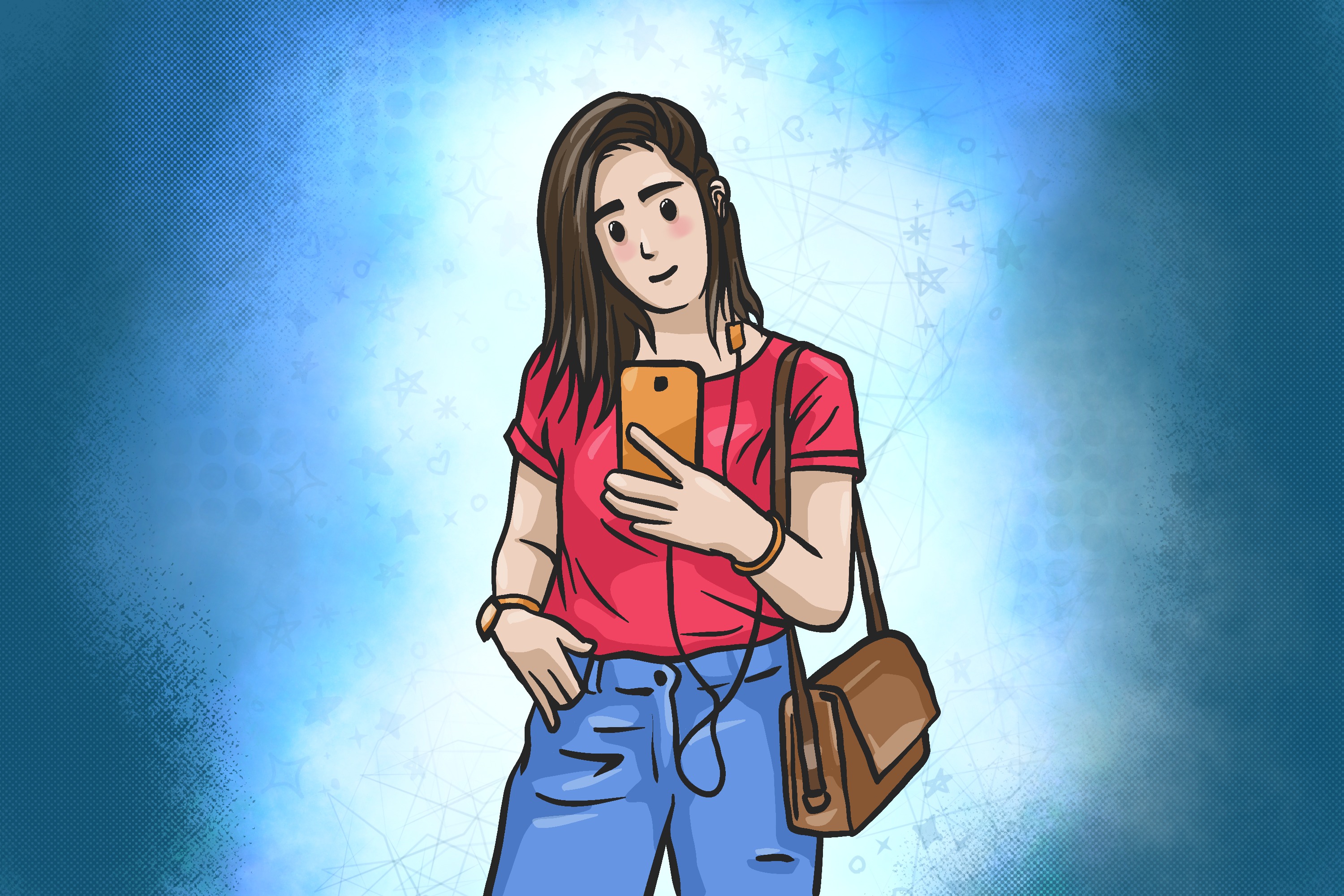 Example of Cute Cartoon Style Portraits