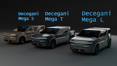 Decegani Mega series / Car design in maya. 3d arnold car car design concept crossover decegani design maya mega suv
