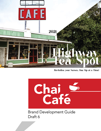Chai Cafe Brand Development Guide brand design brand development guide brand identity branding design graphic design illustration logo photoshop typography ux vector visual identity