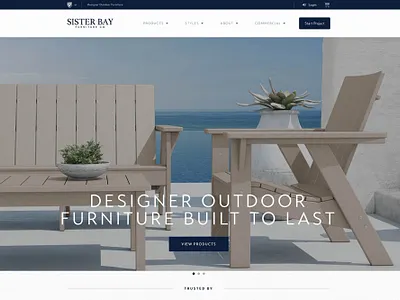 Sister Bay Furniture Co. brand guideline branding catalog design design elementor graphic design ui ux design web design
