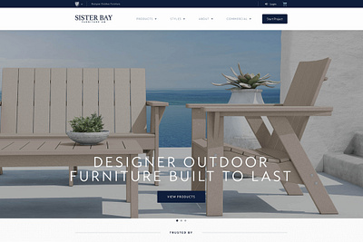 Sister Bay Furniture Co. brand guideline branding catalog design design elementor graphic design ui ux design web design