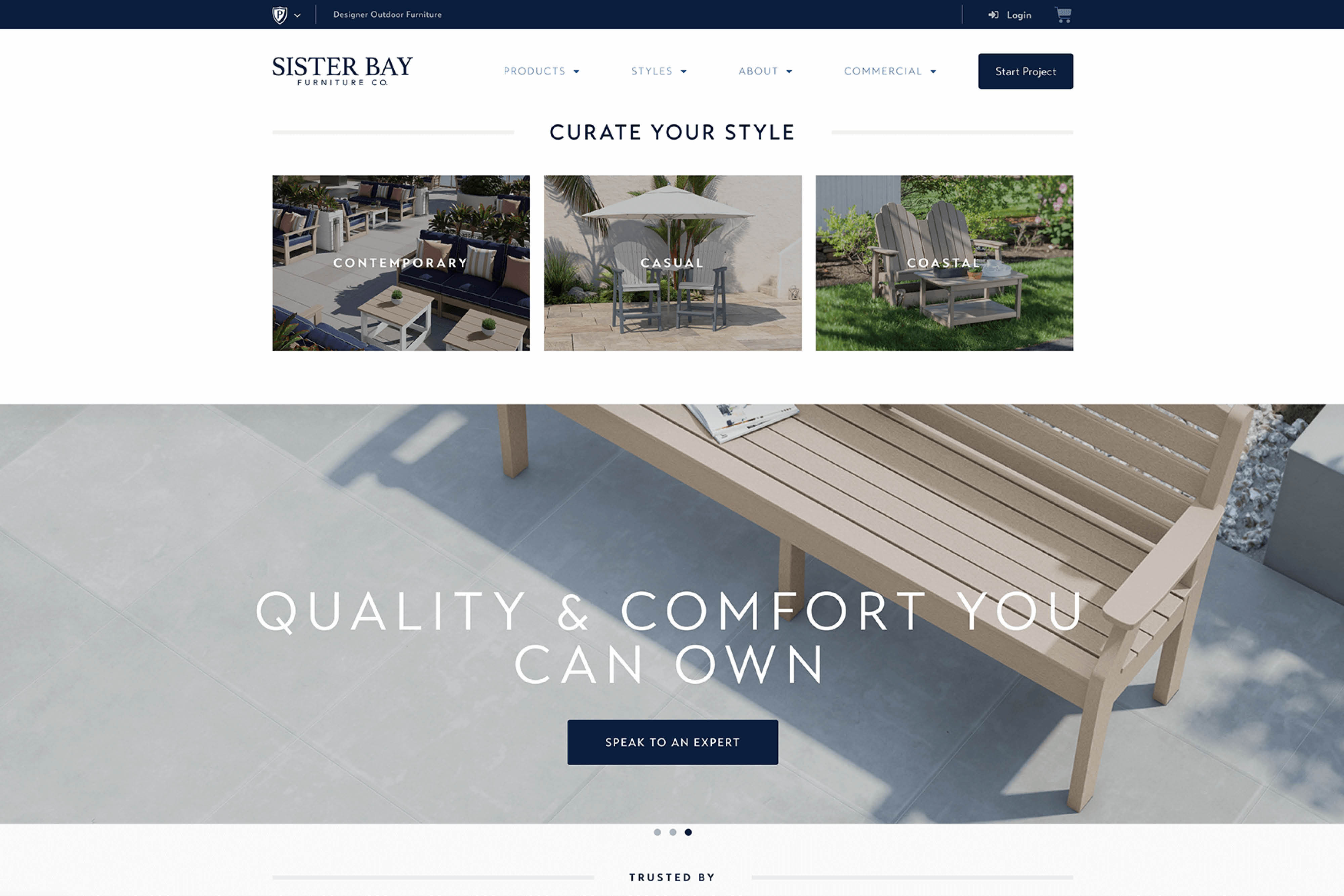 Example of Elementor Website Design
