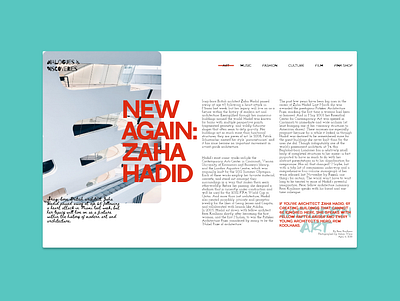 Online magazine | Web Design branding design figma ui webdesign