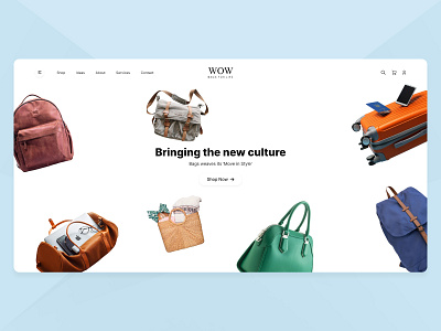 Bag site homepage