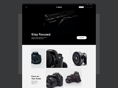 Camera Page branding design graphic design ui ux web design