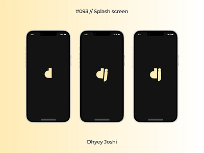 Day 093 - Splash screen 093 100daysofui branding challenges community dailyui design figma illustration ios logo mobile splashscreen ui ux website