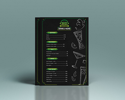 Restaurant menu design cards design drinks menu flyer design graphic design menu menu design