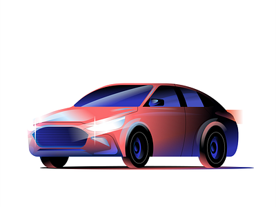 Passenger Car – Vector Illustration branding car design graphic design icon illustration logo passenger car taxi ui vector
