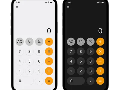 Daily ui 004 - Calculator calculator daily004 dailyui004 design mobile ui ux