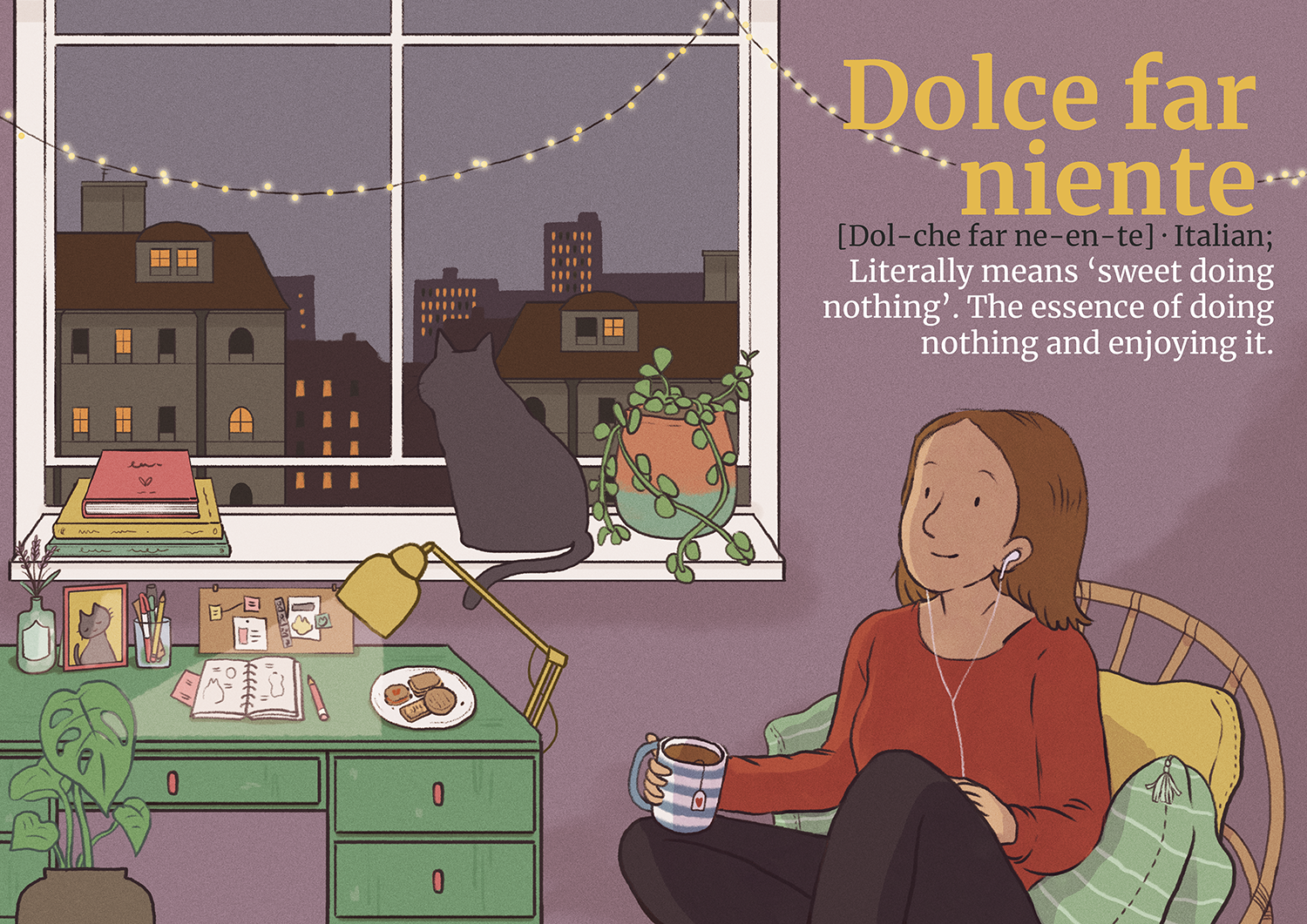 A short dictionary of untranslatable words graphic design illustration languages translation visual design