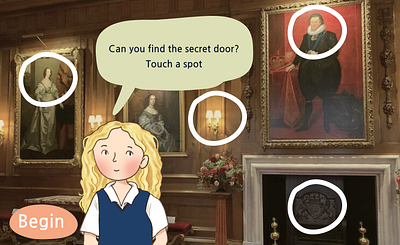 Family App for Edinburgh Palace app design childrens app graphic design heritage illustration palace ui ux