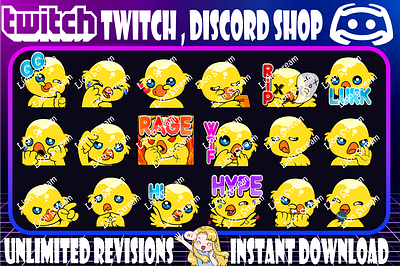 cute chick twitch sub badges and emotes badges chick chick badges cute cute chick discord duck emotes hen kick stream lab sub badges twitch twitch badges twitch emotes