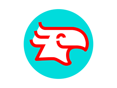 Kreasinesia bird branding creative design eagle garuda indonesia logo simple smile ui ux