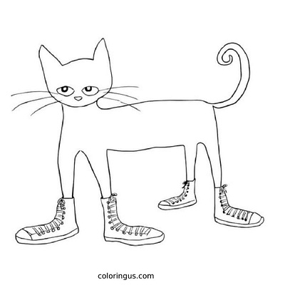 Free Printable Pete The Cat Coloring Pages catsareawesome