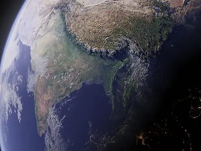 Earth in Blender3D 3d blender design