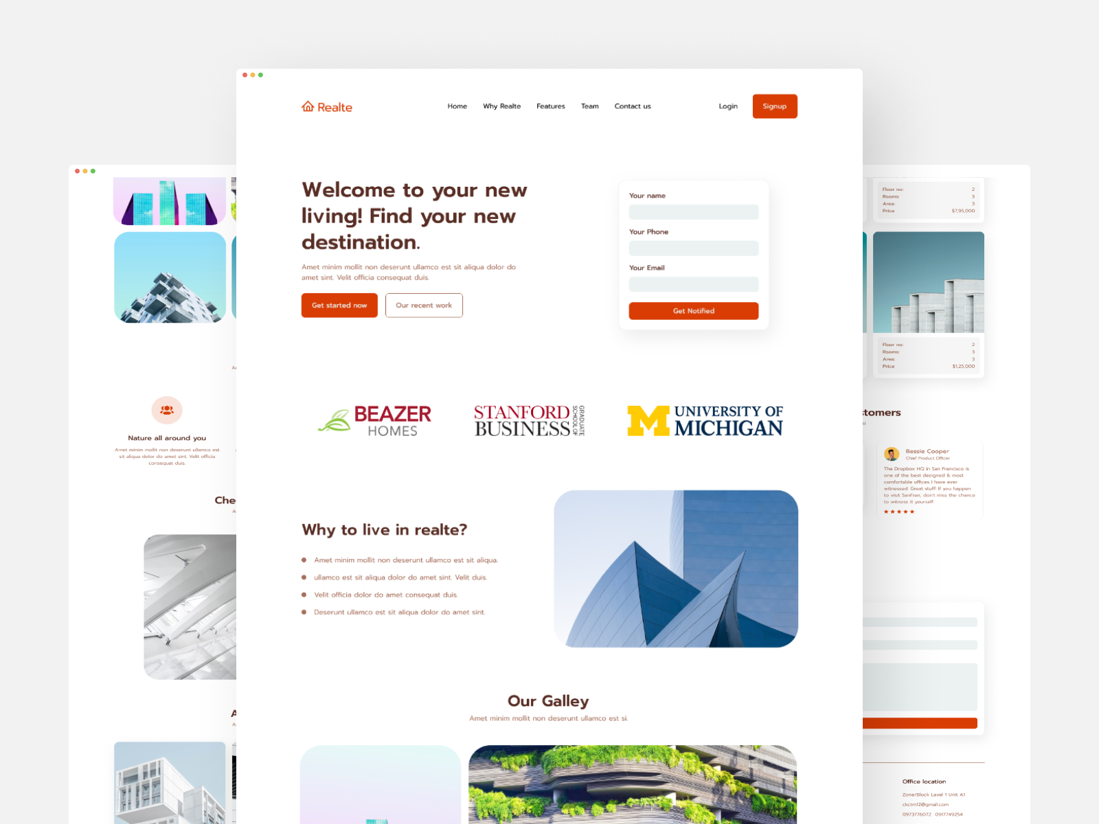 Example of Landing Page Design