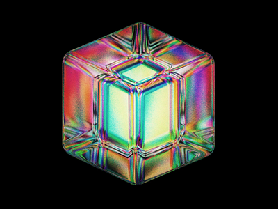 Default Cube 3d 3dillustration blender cycles design glass illustration isometric logo lowpoly ui