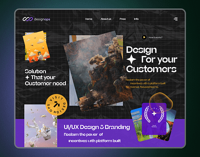 Redesign of Design Agency Website app design ui ux website