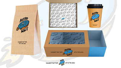 Astronaut (Packaging Idea) branding design illustration illustrator packaging photoshop