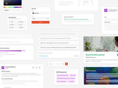 StyleAI | Site Components design design system site ui web