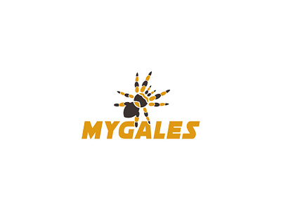 Logo design for - MYGALES app app design app icon branding design graphic design illustration logo logo design minimalist logo modern logo mygales social media post spider spider logo tarantula logo typography ui ux vector