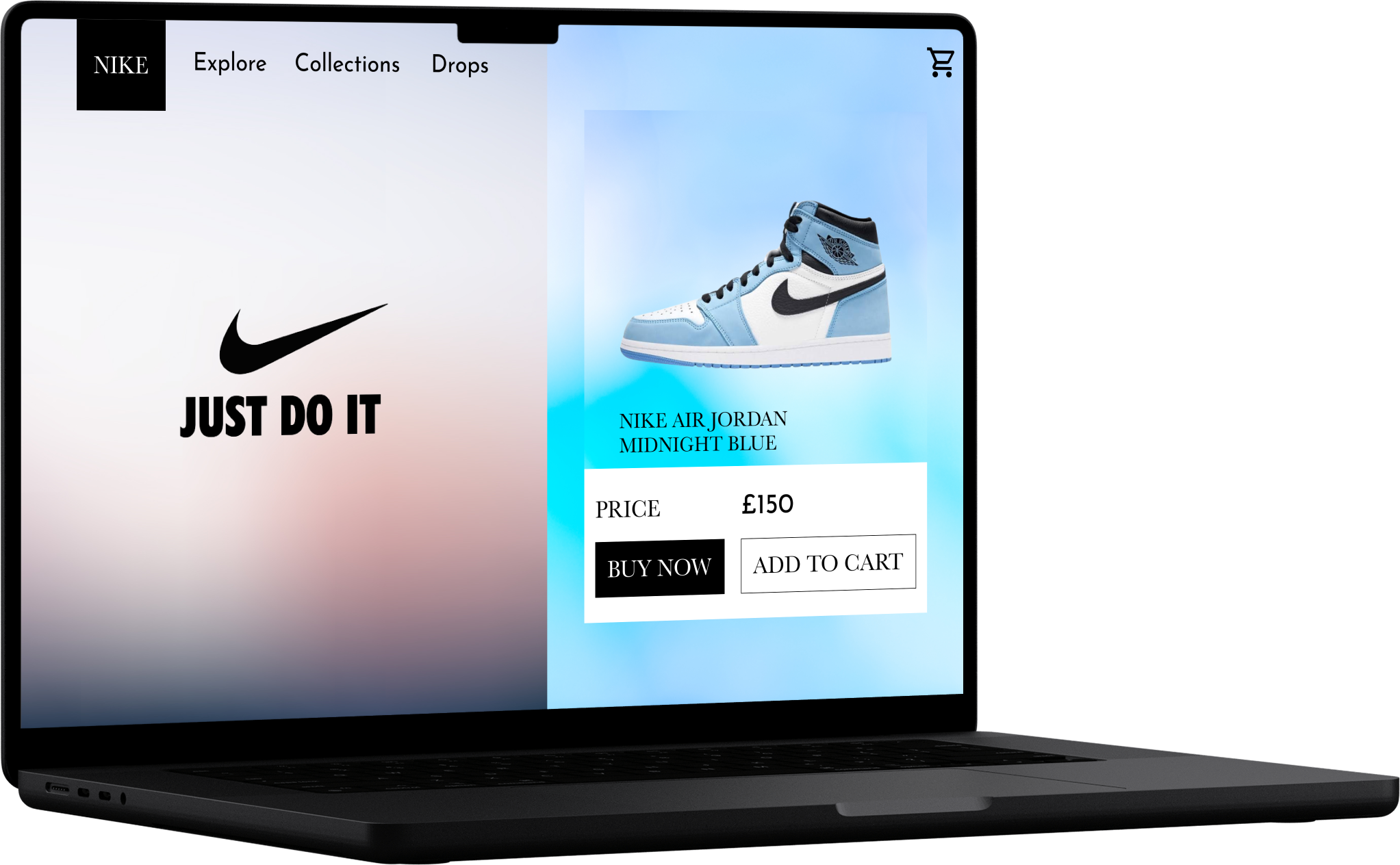 Website Design For A Nike Website by WILLIAMS on Dribbble