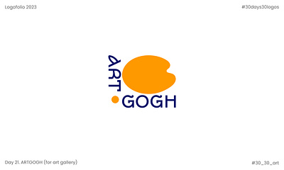 ArtGogh | Art Gallery art art gallery branding design graphic design illustration logo logo design typography vector