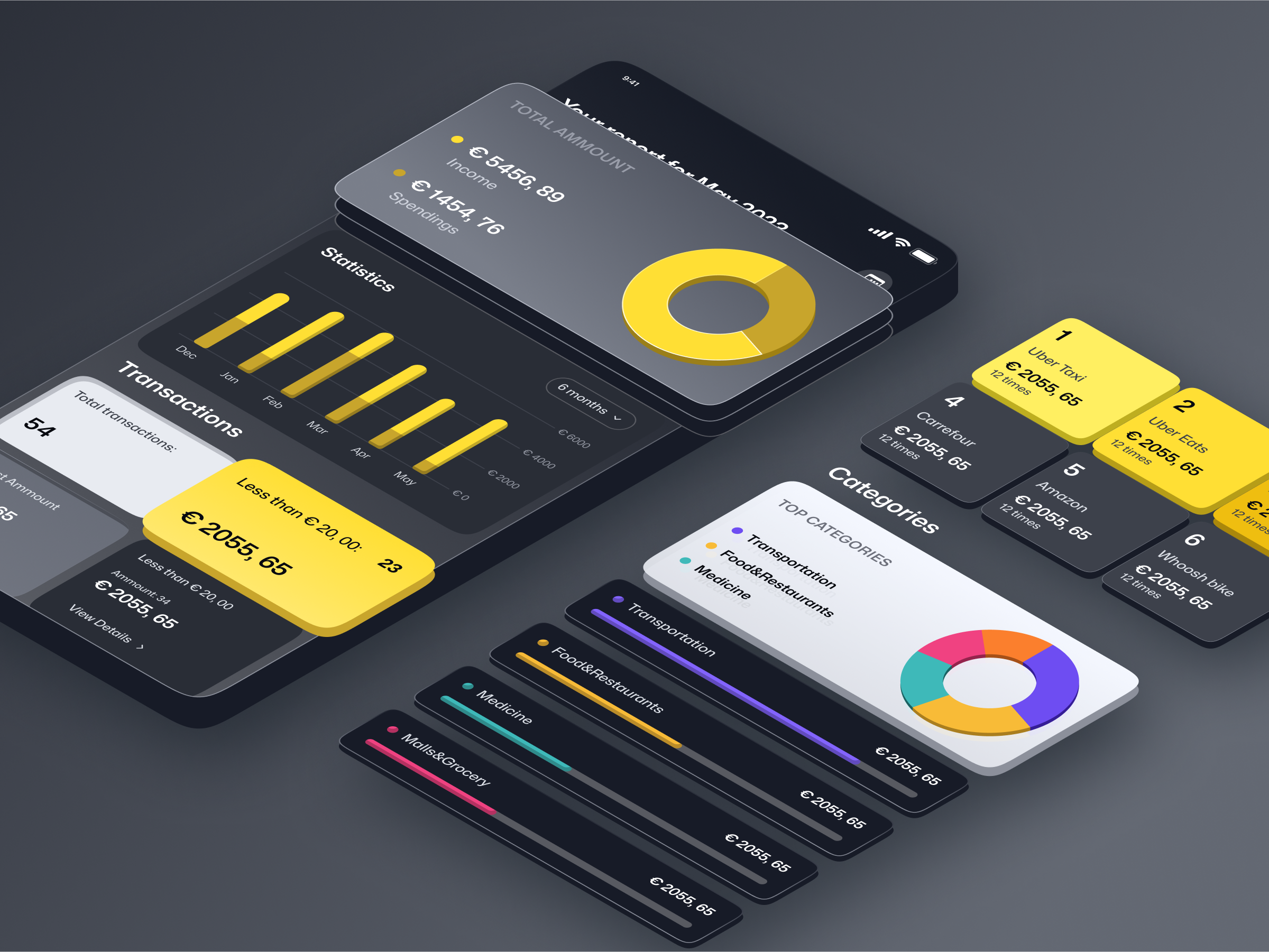 Banking Analytics | Fintech App analytics banking chart concept data visualization expends financial app fintech minimal mobile app mobile design money saas transaction ui ux wallet