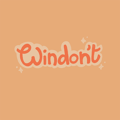 windon't funny haha laptop sticker linux sticker typography windont windows