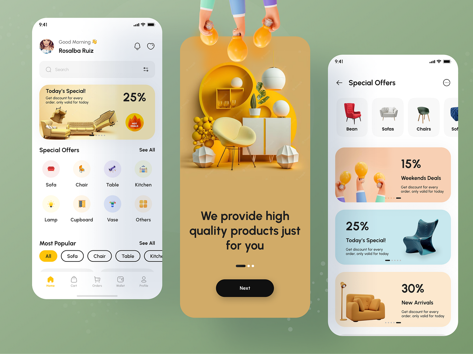 Mobile App Furniture Shop App Design by syful islam for SylGraph on