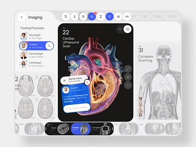 Electronic Health Record - Imaging design ehr healthcare imaging it medical records remote software telehealth telemedecine ux virtual web