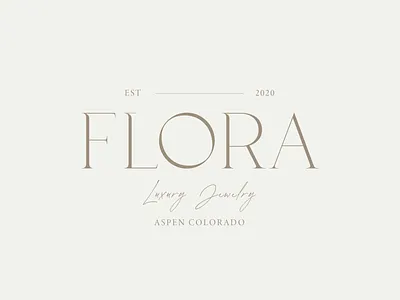 Flora Luxury Jewelry Brand Logo branding conscious design conscious logo design elevated logo graphic design illustration jewelry brand jewelry branding logo luxury logo vector
