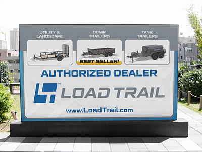 Load Trail banner billboard design graphic design