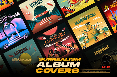 Surrealism Album Covers Pack Vol.2 label