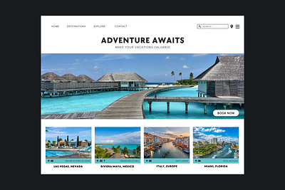 Travel Agency design responsive ux website