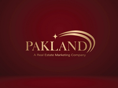 Pakland Real Estate Marketing Company Logo branding design graphic design illustration logo typography