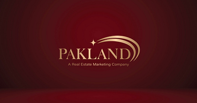 Pakland Real Estate Marketing Company Logo branding design graphic design illustration logo typography