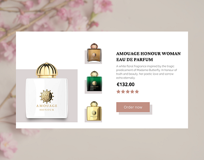 Product overview | Perfume shop design ecommerce illustration logo perfume ui ux website