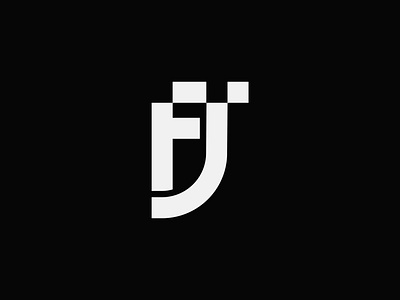 Letter FJ or JF logo branding fj logo logo