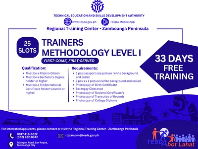 For TESDA advertisement of scholarships. graphic design