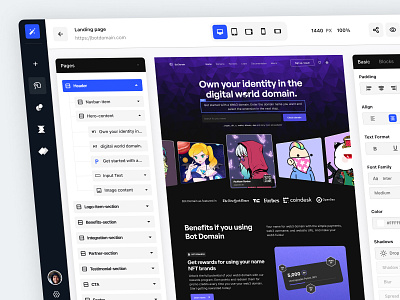 Magicweb - Web Builder Dashboard builder cms component dashboard dev tool development drag and drop elementor no code page builder product responsive saas squarespace web builder web development webflow website builder website creator website no code
